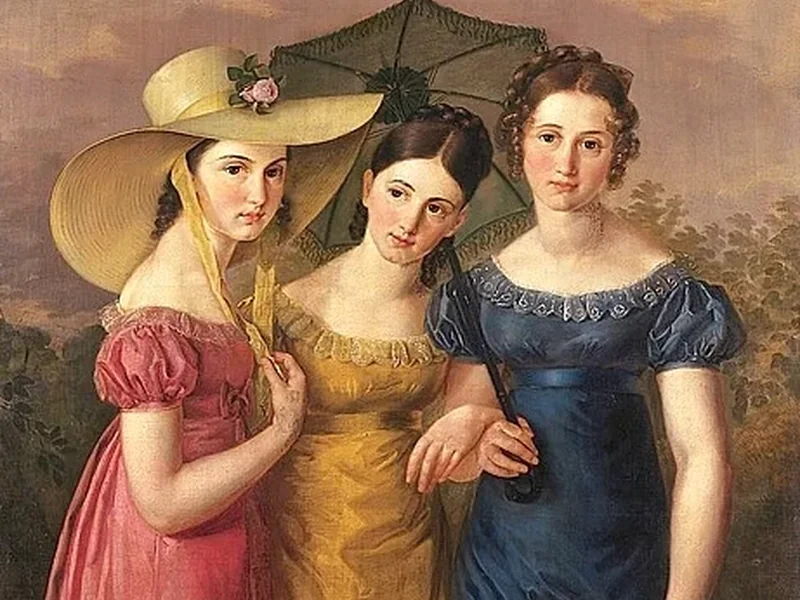 1784-David Sulzer - Tre donne di Winterthur, 1822